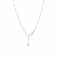 Silver Veil Wing Necklace