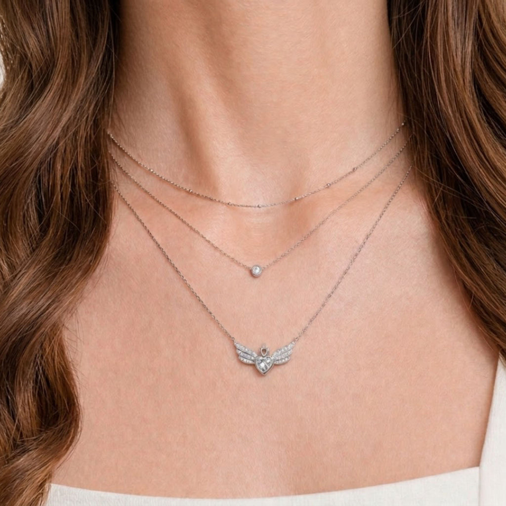 Guided By Grace Angel Wings Necklace