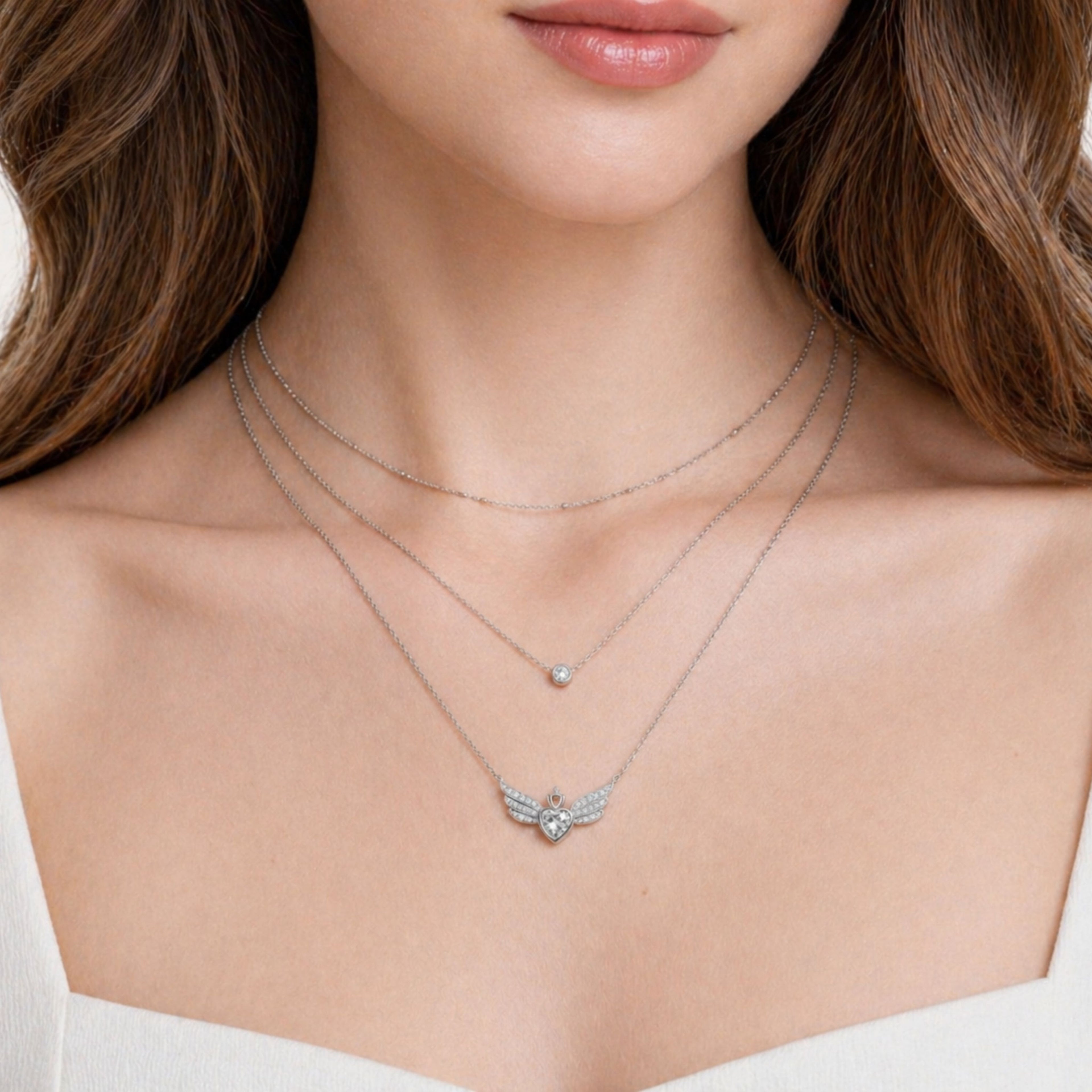 Guided By Grace Angel Wings Necklace