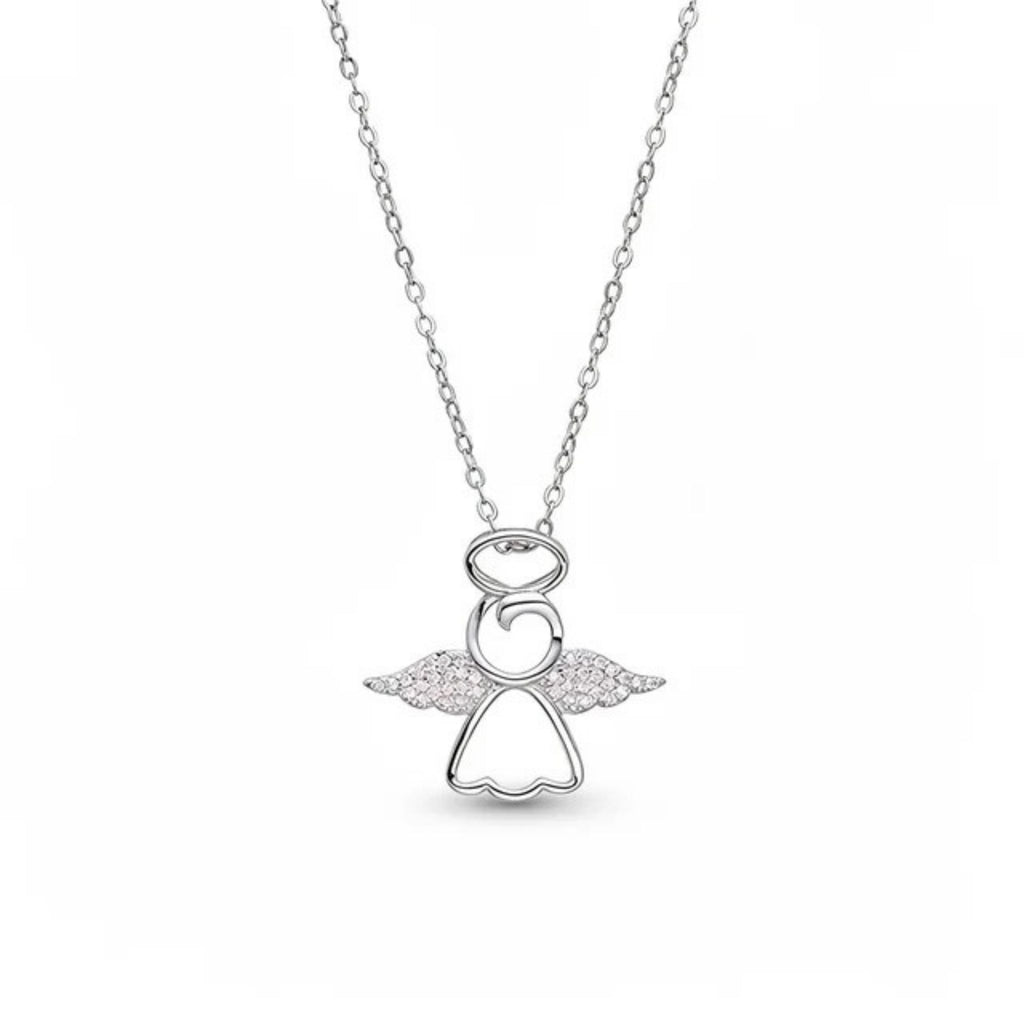 Celestial Grace Angel Necklace