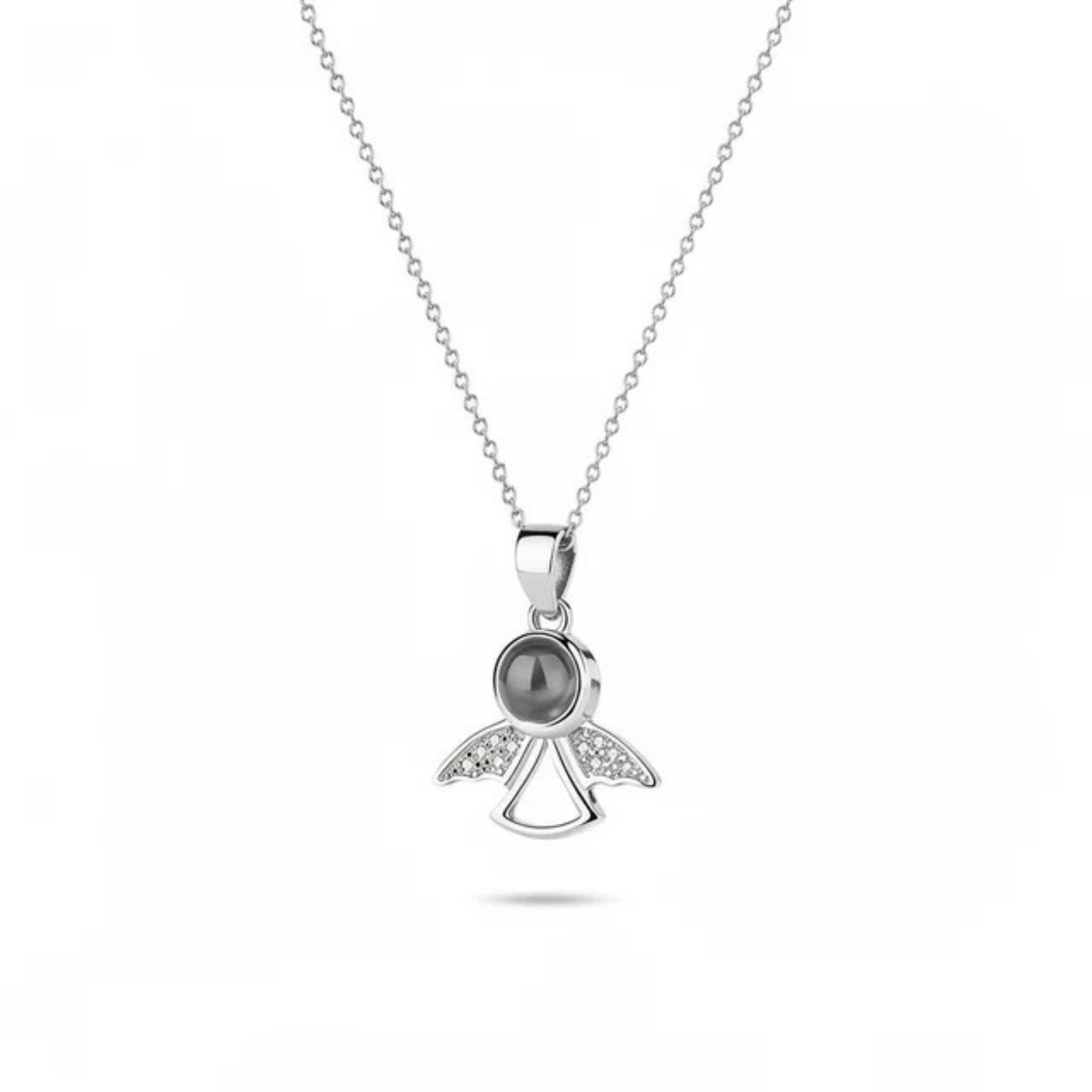 Eternal Light Projection Angel Necklace