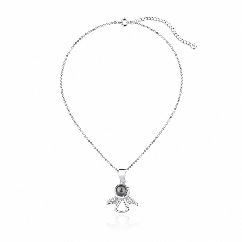 Eternal Light Projection Angel Necklace