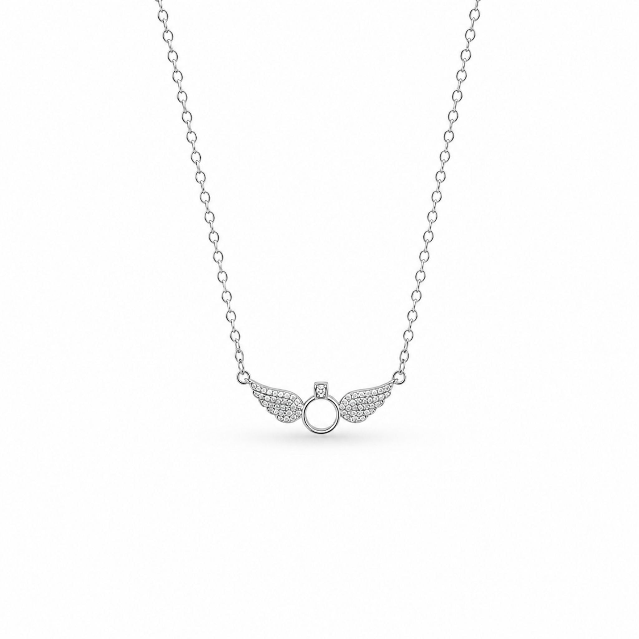 Halo Wings Crystal Necklace