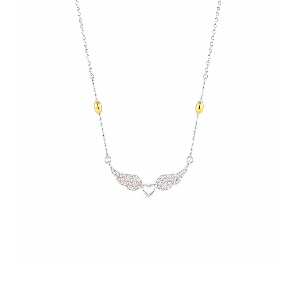 Heart Wings Crystal Necklace